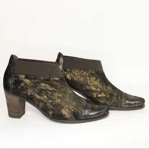 Leather booties made in France slip-on comfort 8